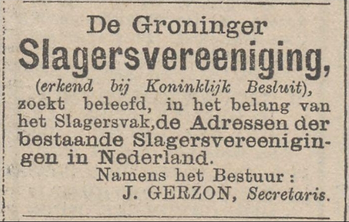 Advertentie in Het nieuws van de dag: kleine courant van 6 maart 1891.  Collectie Koninklijke Bibliotheek, website Historische Kranten Online.