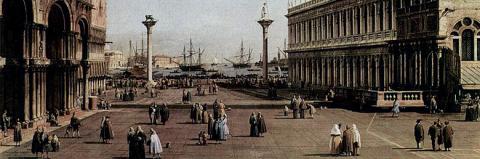La Piazzetta door Canaletto, 1730-1750. Galleria Nazionale d'Arte Antica, Rome