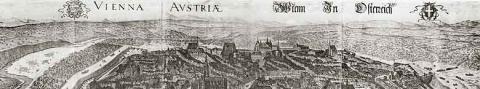 Wenen ca. 1609, Jacob Hoefnagel. Historisches Museum der Stadt Wien