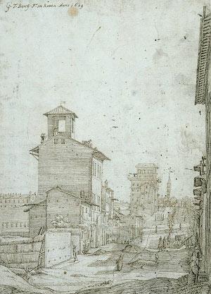 Gerard ter Borch de Oude. Gezicht op Rome, 1609. Rijksmuseum Amsterdam