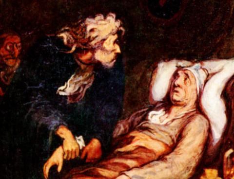 Daumier, Malade Imaginaire (c.1860-62)